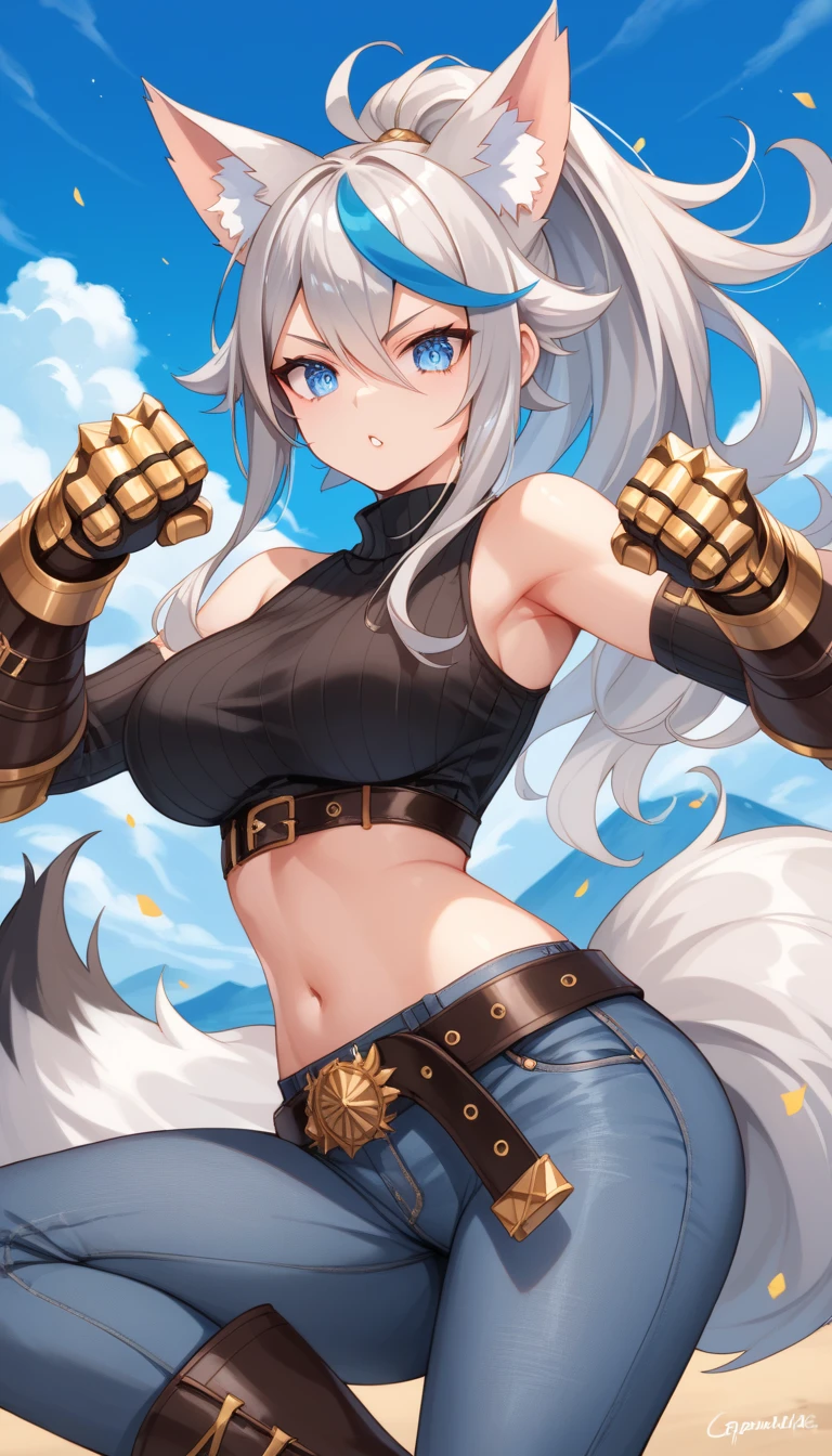 White dusk Lycanroc, female, white wolf, white fur, white hair, white skin, white body, wolf accents, wolf ears, ears up, very large and huge ??????, wearing revelative blue bikini, blue eyes, Shiny eyes, Pixar eyes, perfect eyes, hair over eyes, one eye fully covered by hair, (hyper realistic 1.7), long fluffy tail, very large tail, tail up, very furry and fluffy, very large fangs, Sabertooth fangs, smiling, tongue out, perfect ligthing, be my valentine background, many hearts all over the screen, front View, looking at Viewer, (dimwitdog 2.7), (thesecretcave 1.9), (zaush 1.6), (cooliehigh 1.9), (R-mk 1.9), (complextree 2.4), (pixelscketcher 1.9), (Cervina7 1.4), (messh 1.9), (eternityzinogre 2.1)