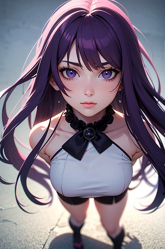 Black hair bob, (8k, RAW photo, photorealistic: 1.25), (very much lip gloss, many eyelashes, highest quality, ultra high resolution, depth of field, chromatic aberration, caustics, wide light, natural color, Japanese , Female in her 30s) Staring at the viewer, necklace, bracelet, choker, full body, big breasts, mole on chest, bare legs, see-through blouse