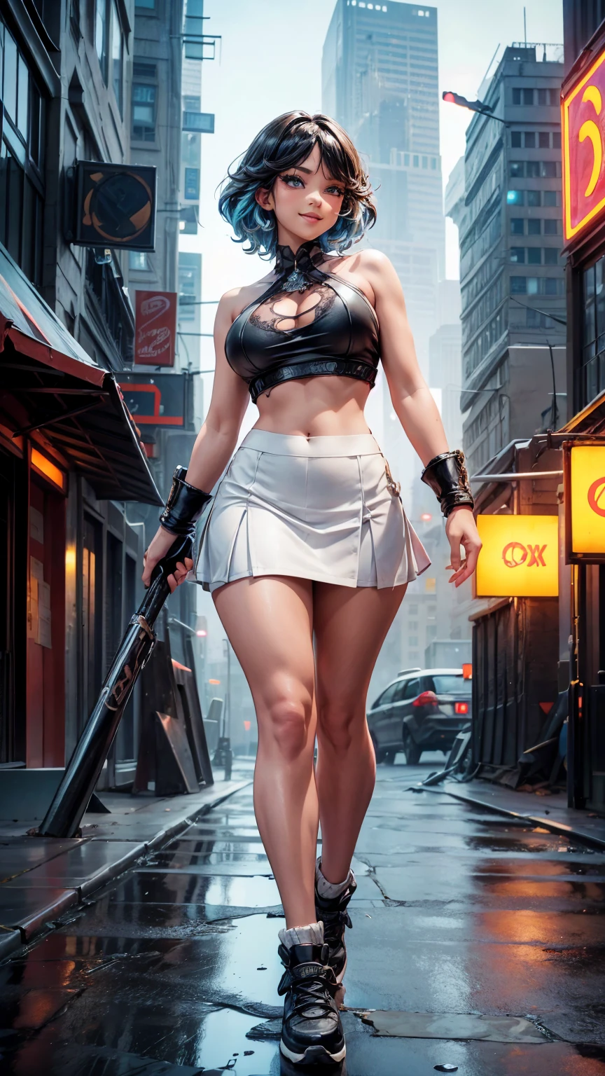Oh, league of legend, sexy for, wallpapers, detailed eyes, fox ear, (fox tails), a skirt, (long pink fur), medium breasts, Looking at_Shown in_Looking atl espectador, short_hair, gloves, belly button, fail, blue_there are eyes, Eternal, full_body, weapon, Footwear, necklaces, ?????_gloves, pulp, hooded, hair_overcome_Yoon_there are eyes, Cultivator_above, hoodie, ?????_pants, sneakers, Cut_jacket, cyber punk character, Cut_hoodie, of_DeepNegative_v1_75t