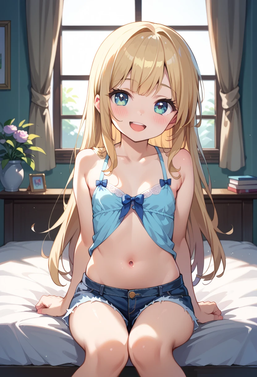 1girl in、AS-Adult、Underwear、Cute underwear、blonde  hair、