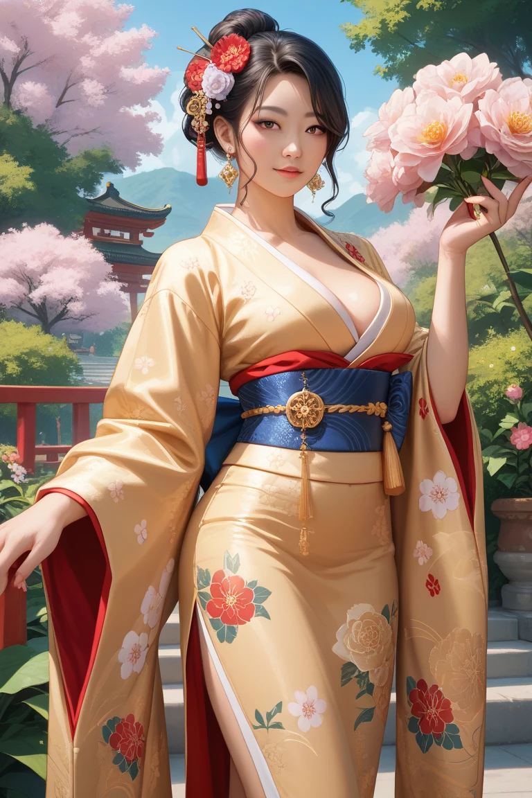 (masterpiece, 最high quality:1.2), One Girl, alone, Straight Long Black Hair、Open bellflower、Kabeshiro, lattice、corridor、Japanese garden、(masterpiece, 最high quality),Vibrant colors,colorful, 最high quality, Amazing details, Anatomically correct, Line art, Written boundary depth,Flat Shading,bokeh, woman、Black Hair、whole body、Pink is good、 Sit with your legs apart:1.5、sexly、Passionate、Stretch your legs、(Thighs)、(Large Breasts)、Plump Style、Black Sokcha Style、Ukiyo-e style、Look up at the camera、Browsing Caution、whole bodyポートレート, 超美しいsexlyなwoman, Perfectly shaped body, Shapely legs, Beautiful feet, Shooting from below, Buttocks, I can see your butt, Are standing, whole body photos, The symbol of the woman in the center, A well-groomed woman's body, masterpiece, high quality, Realistic、Completely naked、銅picture、Sculpture、sculpture、picture、naked woman、whole body、All naked、naked、No clothes、No clothes、Shaved、hairless、Single line、Beautiful Cameltoe、Beautiful streaks、Single line crack、Beautiful crevices、A beautiful crack、Beautiful Shaved、BeautifulShaved、Well-Shaved、Beautiful nipples、Beautiful nipples、Shapely nipples、Erect nipples、Are standing nipples、Protruding nipples、Big Breasts、Beautiful breasts、Beautiful breasts、Shapely breasts、Well-shaped breasts、Plump、Plump、Black Hair、Jet black hair、Dark Eyes、Twenty years old、Armpit、Under Armpit、With hands up、((Showing off his armpit))