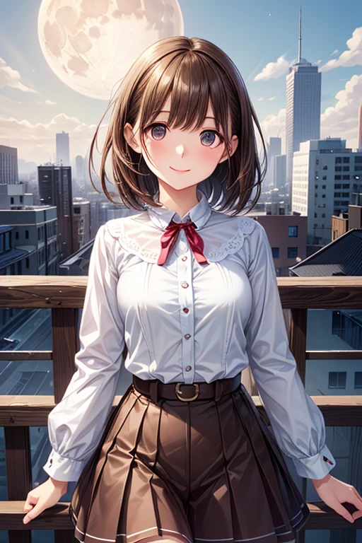 masterpiece, best quality, 1girl, solo, <lora:henp-4:1>,hair_band, short_hair, skirt,shirt,ribbon,smile_face,handgun,gun,
