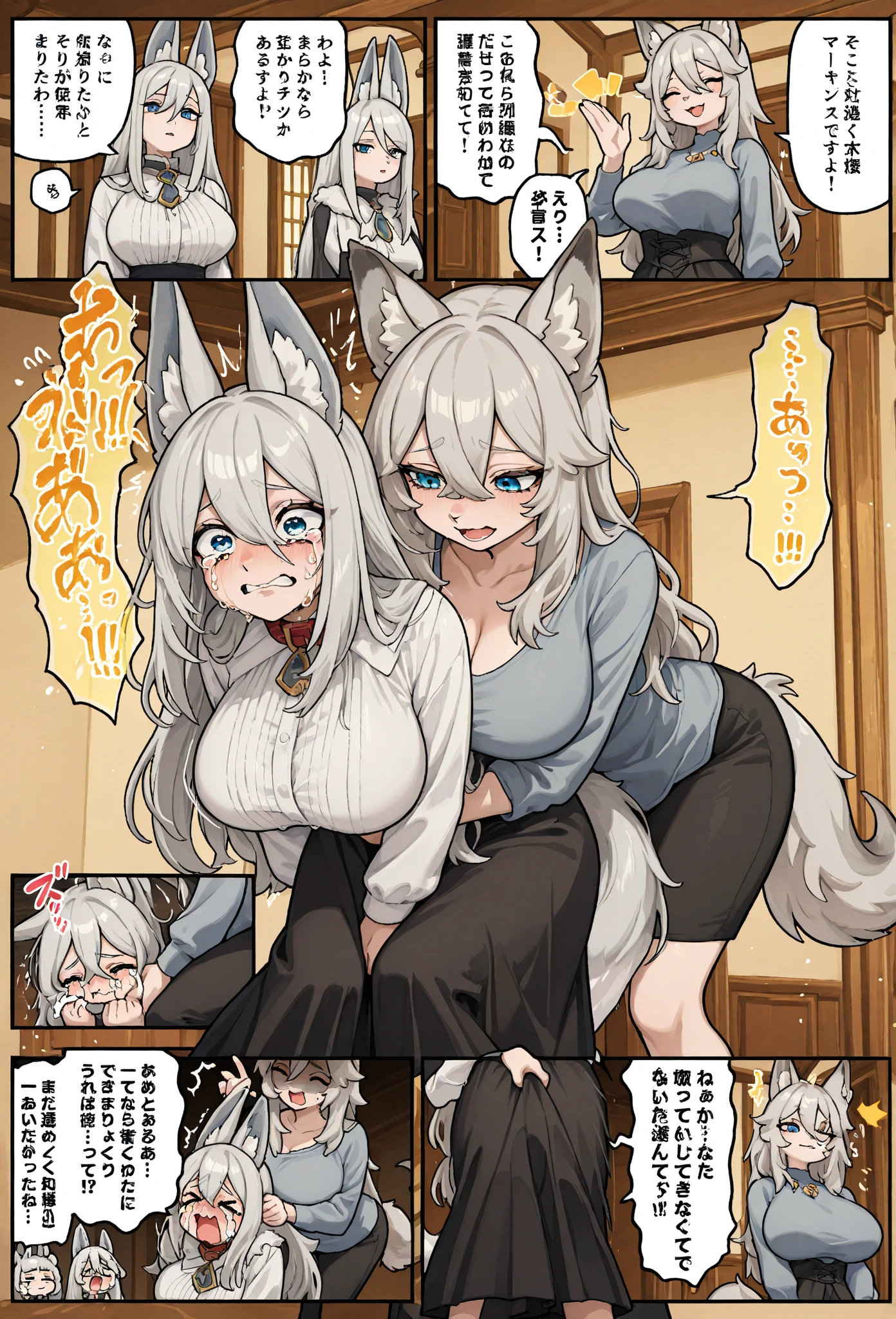 NSFW,masterpiece,Highest quality,High resolution,Super detailed,Shirakami Fubuki\(Hololive\),Gray Hair、One-sided braid、Ahoge、Earrings,Fox ears,Fox tail,uniform,shirt,Embarrassed,Frustrated face,Lust,blush,Expecting face,Seduce,School,classroom,(To flatter),(Sex slave),(Middle-aged men),(Having rough sex),put in,Creampie,(rape),(Squirting),(trembling),(Sex slave),Open your mouth,Sticking out tongue,Drooling,(Onahole)