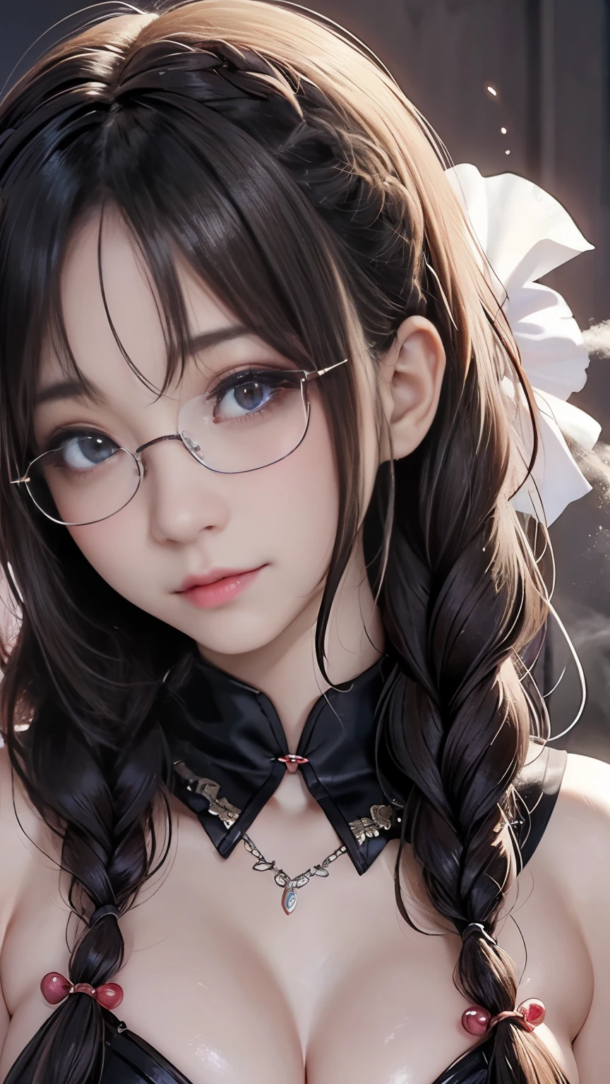 最high quality, high quality, High resolution, high quality texture, high quality shadows, High resolution, Beautiful details, Detailed CG, Detailed Texture, Realistic representation of face, Realistic, colorful, delicate, Cinematic Light, Side light, Lens flare, Ray Tracing, sharp concentrated, (1 Girl,concentrated:1.3), ( Intricate details, compensate, PureErosFaceV1:0.5), (細部まで美しいdelicateな顔, 緻密で美しいdelicateな瞳, Perfect Facial Proportions, Dense skin, Optimal ratio of four fingers to one thumb, Beautiful breasts, Beautiful Hips, Smooth upper abdomen, Tilt,Blue Eyes Glasses Mature Woman Ao dai Halong Bay cruising adventurous journey gaze of love, impregnate me, lips of temptation, A sweet smile, 30 years old, full body figure