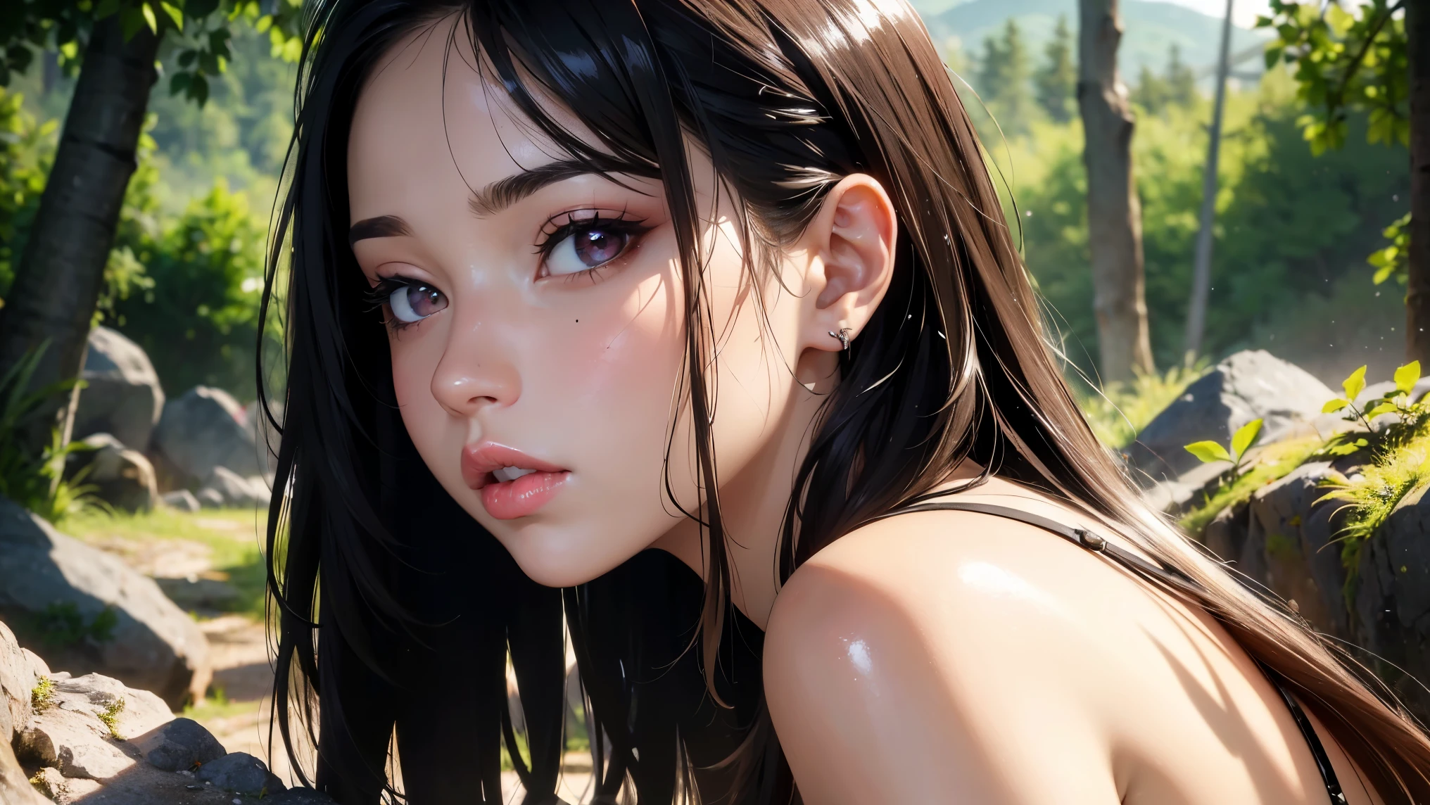 ((Unreal Engine 5)), ((ultra high definition)), ((ultra high resolution)), (full sharpness), (maximum quality), (Cinematic), (8k), ((Inuit girl)), ((typical face)), ((extremely beautiful)), ((very chubby)), (alone), ((full body)), ((ultra detailed face)), ((ultra detailed eyes)), ((black eyes)), (ultra realist eyes), (perfect body), (delicate hands), (very detailed hands), (studio lighting), ((back view)), (very happy smile), (soft skin), (pearl skin), ((very small breasts)), ((very big ass)), ((ultra wide hips)), ((huge hips)), ((ultra wide hip bones)), ((very wide pubis)), ((ultra thick thighs)), (natural skin), (unique), (totally realistic), (so sweet), ((always the same face)), ((repeat always the same face)), ((always the same body)), ((always the same proportions)), ((looking at the camera)), (()), ((no belly)), ((flat belly)), ((no fat)), ((straight hair)), ((Alaska forests)), ((on all fours for the camera)), ((totally naked)), ((anal sex position)), ((whore)), ((anal sex)), ((having an orgasm))