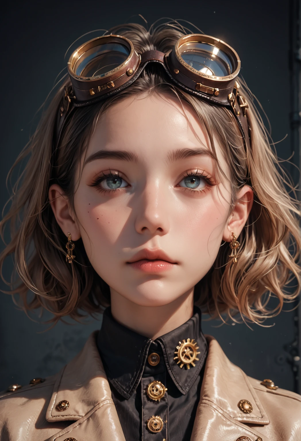 best quality, masterpiece, ultra high res, 1girl, looking at viewer, portrait of skswoman, with French bob, photo, studio lighting, matte skin, pores, colors, hyperdetailed, hyperrealistic, <lyco:Jennifer Lawrence:1>, Dreamwave, <lyco:Dreamwave v2L:0.5>