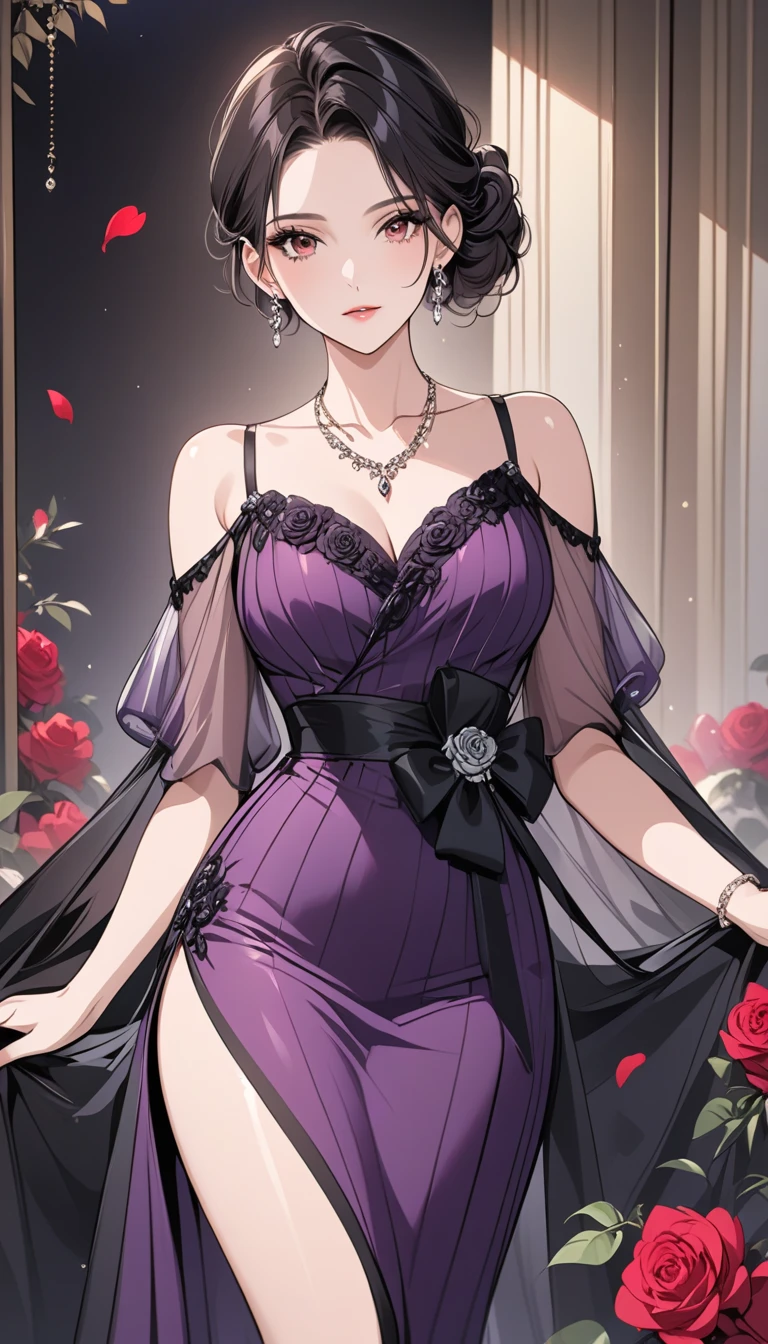 very rich woman luxery living