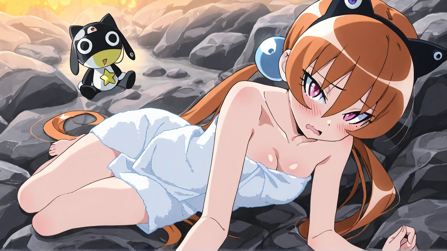 NSFW,(masterpiece, highest quality, High resolution, anime screenshot, anime color, 8K, Fine), Nausicaa（風の谷のNausicaa）, Nausicaaと少年1人の濃厚セックスシーン, perfect nude, lolita,  (((female face, Ahegao, Sneer, 寄りeye, drool, Covered in semen, beautiful girl))), brown hair, short hair, red gem earrings, beautiful breasts,, sexy, (perfect detailed anatomy, Beautiful and dense face&eye:1.5, shiny skin, girl&#39;s body)、erect nipples、beautiful female genitals, Overflowing love juice, spread legs, Nausicaaの全身が見たい