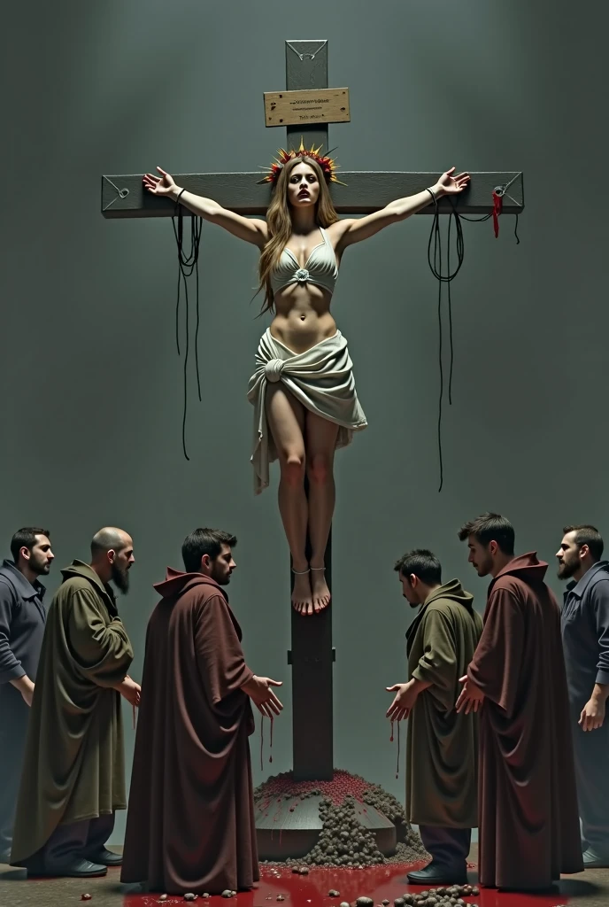 Crucifixion　naked