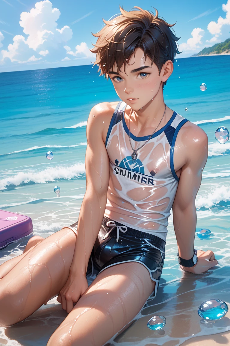 Boy 13 years old swimming trunks --auto