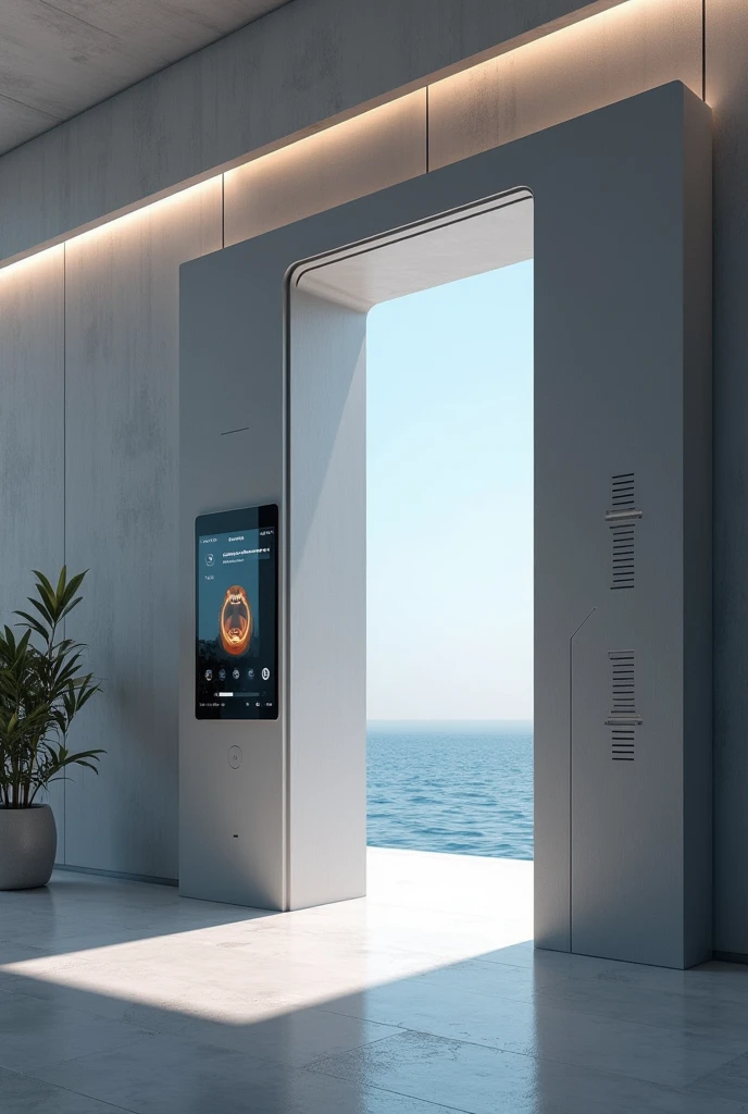 Intuitive gate with voice assistant