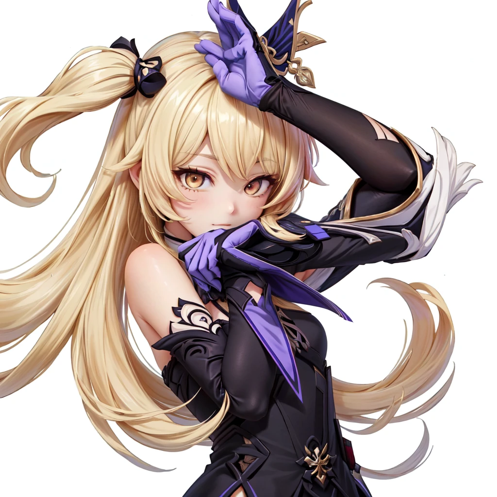 Purple Hintergrund Teen girl looks very attractive with her blonde hair and revealing top, She feels like a little ??? , bild sehr realistisch dargestellt Diaper Meisterwerk, detailliertes Gesicht, absurdres, Highly detailed, High quality, makotop5, Windel, Windel-Chaos, (von hinten, Augen geschlossen, anspannend, Gesichtsverspannungen, Strapaziertes Gesicht, Stress, krabbelnd, alle Viere, Knie gebeugt), drinnen, Purple Hintergrund