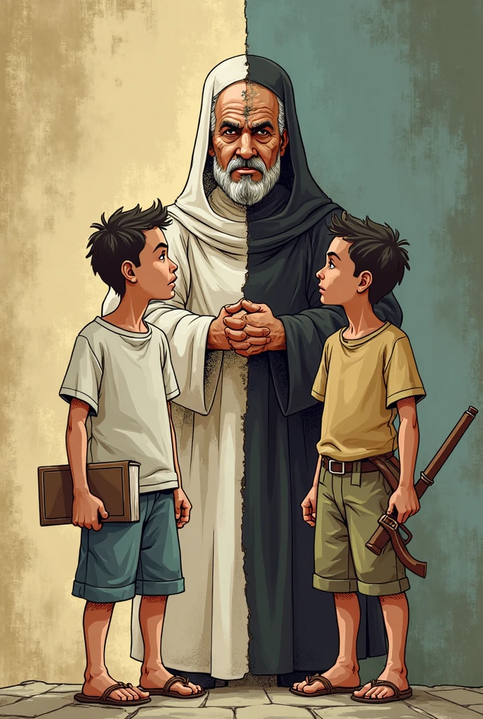 editorial cartooning of forced religion