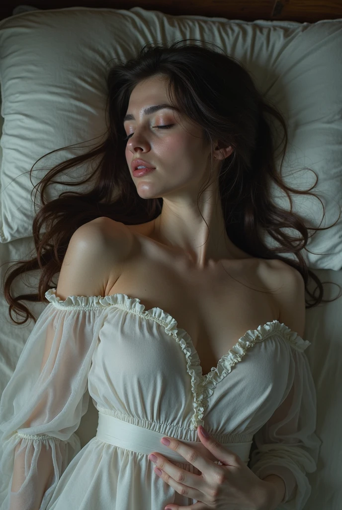 Beautiful girl fainted and opened her ?????