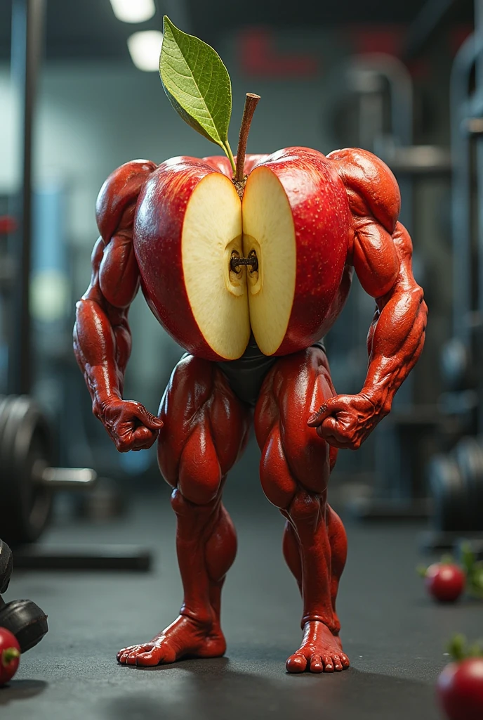 Tomato pull up in gym