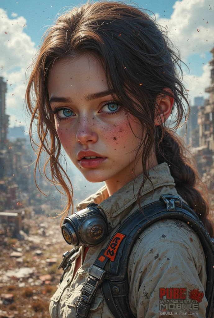 Columbian 13 year old girl, half body view, (front to camera), detailed european face, (aspiring facial expression), (((steampunk style close))), ((steampunk city on the background)), RAW, analog style, ultra detailed photograph, cinematic lighting, artstation, 4k, sharp focus, high resolution, detailed skin, detailed eyes,