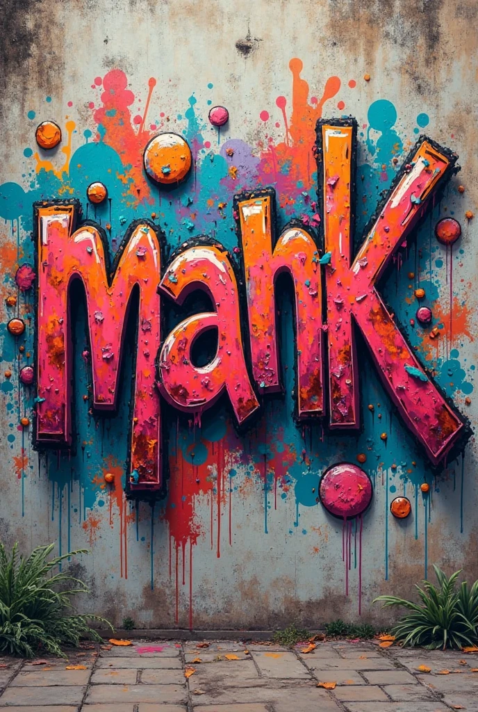 A person spray-painting the name Brush , Cartoon, with baggy clothes , With Cap , Tattoo on the arm, on a white background