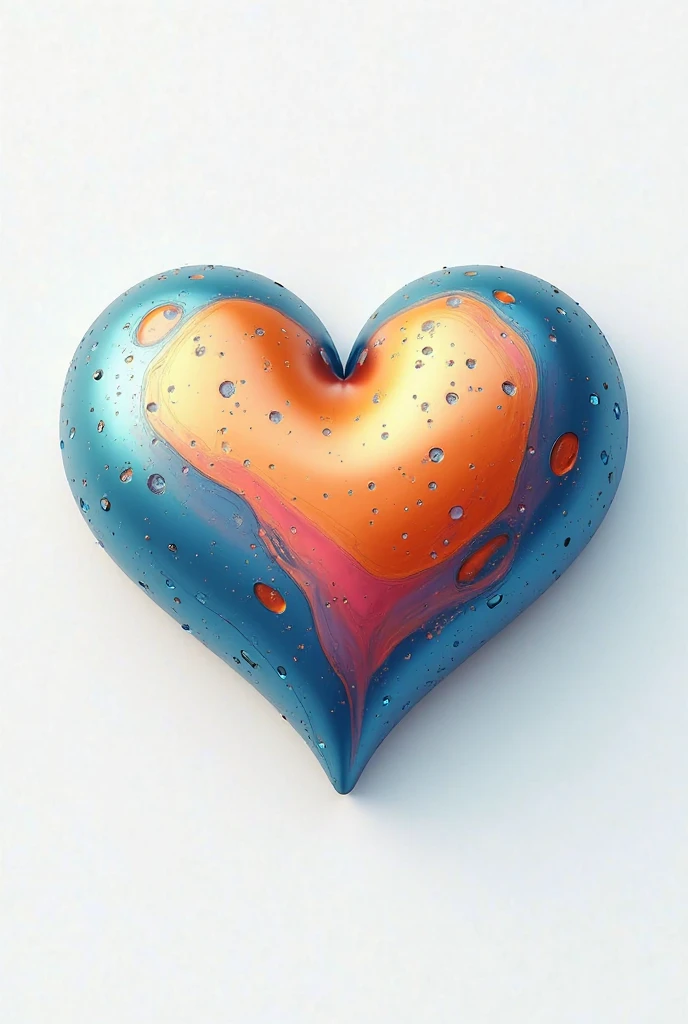 Watercolor painting style with translucent layers, blending colors, and a fluid, organic feel, ornate love heart, platinum filigree outline, stunning exquisite, translucent layers, blending colors, fluid, organic, artistic, delicate, ethereal, painterly,(anime 2d style, superflat:1.4)