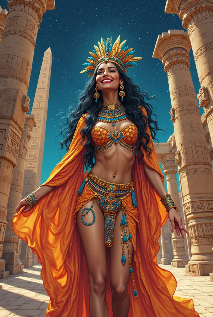 African Goddess Yemanjá, Colouring, The Domain of Blue, grande de peito, corpos perfeitos, deusa do mar, hand-painted, da bravura, realistic sketch, rough sketch, uma forte mistura de cores escuras e linhas soltas, linhas ousadas, papel, turnover paper table, o oceano, goddess yemanjá, African symbol, a symbol of water, temas religiao umbanda, belos seios grandes encantadores,16k, UHD, best possible quality, ultra detalhado, best possible resolution, o Unreal Engine 5, a fotografia profissional, perfect_hands, [deusa_yemanja]
