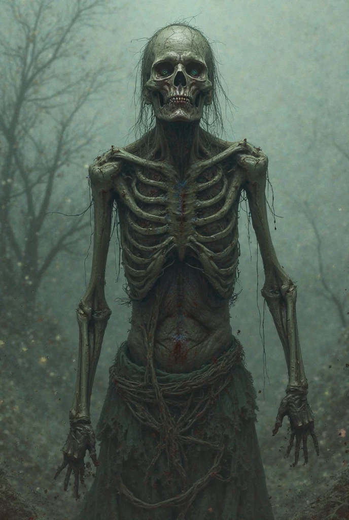 full body length shot, oldest fairy's mummy who can't almost fly,Stone Forest in Yunnan Province of China,Giethoorn of Netherlandsnatural skin textures, hyper realisitc, hyper detailed,Extremely detailed,High contrast,Realistic, back view,full body length,evil ghost of Hobgoblin,once pretty face,intricate details,realistic humid skin,extremely intricate details,anatomically correct, eyes extremely detailed, high detailed eyes,High contrast,Ultra HD,Retina,HDR,photo,Masterpiece, natural skin textures, hyper realism,hyper detailed,Realism,Ultra Detailed,irina yermolova, close full body shot,16K resolution,RAW, Nikon Z9,full body length,charcoal goblin,native irish,ominous landscape,niobium radioactive atmosphere, Simon Stalenhag,Nicola Samori,Wangechi Mutu,jibaro,funny mummy wrapped in white bandage