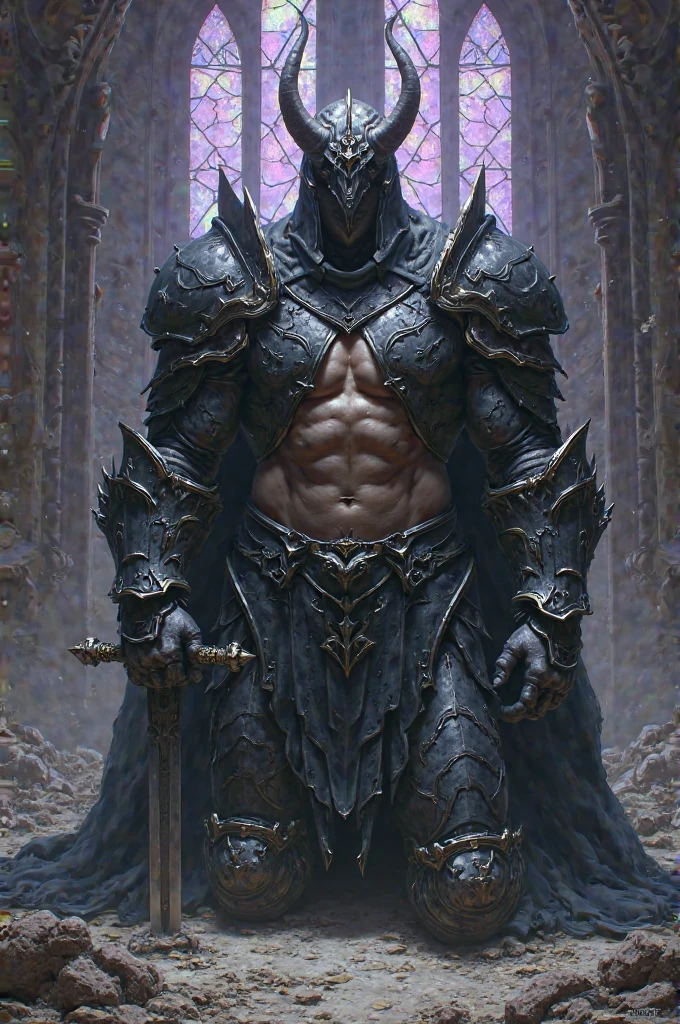 ultra realistic , Reaper of souls in a post-apocalyptic bakground facing a dark path with the determination to grow ever so strong with a tall, well-built body