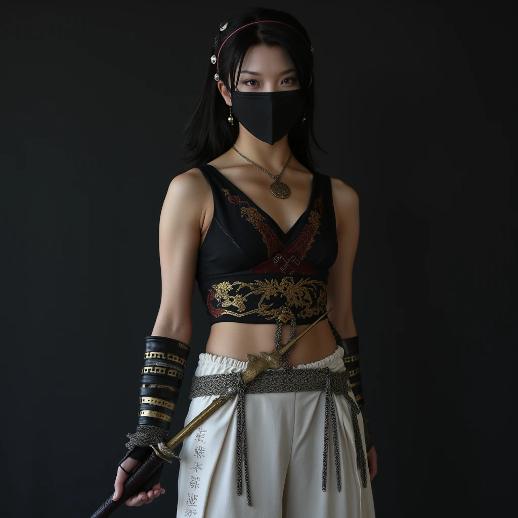 (was:1.3、((A female ninja standing in a fighting position with a weapon in the forest:1.5)、With background)、(Female ninja with a sword:1.5))、(Realistic、Like a photograph、Live Action、8k, Realistic, RAW Photos, Best image quality: 1.4), Single-lens reflex camera、RAW Photos, Highest quality, Realistic, Highly detailed CG Unity 8k wallpaper, Written boundary depth, Cinematic Light, Lens flare, Ray Tracing, Realistic background、(kunoichi:1.4、White floral kimono::1.2、skirtlift)、Grey Hair、short hair、Short Ponytail、((Ultra-Dense Skin))、 1 girl,Cute Kunoichi、(whole body:1.5)、I like that style、Pay attention to the details、Perfect outfit、(White skin)、Accurate Arm、Accurate feet、Beautiful legs、Precise thighs、Anatomically correct body、View from below