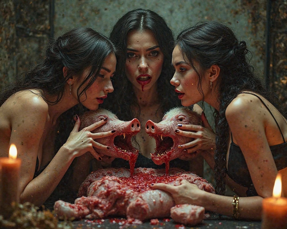Sinister bloody gore orgy death
