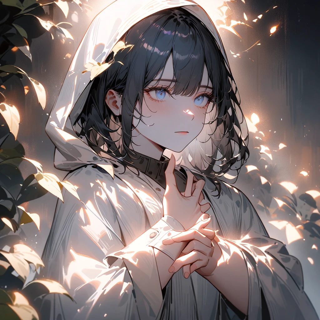 <lora:teoskaffa:1>, 


(Extremely details beautiful face)(upper body)dark nun,(Extremely details beautiful face),silver long hair, lewd eyes, cowboy shot,gloves ,(best quality), ((masterpiece)), (highres), original, (eyeshadow), (an extremely delicate and beautiful)(ray tracing)((reflective eyes))(reflective hair)good lighting, Unity Creations, official artextremely detailed CG unity 8k wallpaper,lens flare,depth of field,cinematic lighting, volume lighting, bloom effect, light particles,  moon sign of the chest, cute fangs,