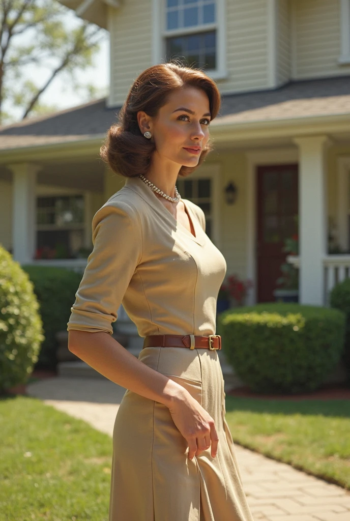 analog film photo solo, tstyle, realistic, ((vintage photo)), ((woman)), (((All Over Curls))), (((grin512:1.2))), ((1960S Sleeveless Button Down Fit N Flare Dress)), ((Sci-fi convention gatherings)), ((dynamic pose)), , , high detailed, (cinematic shot:1.3), PA7_Human-Likeness, PA7_Photo, 8k, clear facial features, pastel themed colorgrade, in style of wes anderson, <lora:PAseer-SD15-LCM Quick:1> <lora:picxer_real:.5> <lora:ReaLora:.2> skin <lora:TStyle_-_Photography_Style:.2> <lora:[UK]_-_Honor_Blackman:1> pussygalore . faded film, desaturated, 35mm photo, grainy, vignette, vintage, Kodachrome, Lomography, stained, highly detailed, found footage
