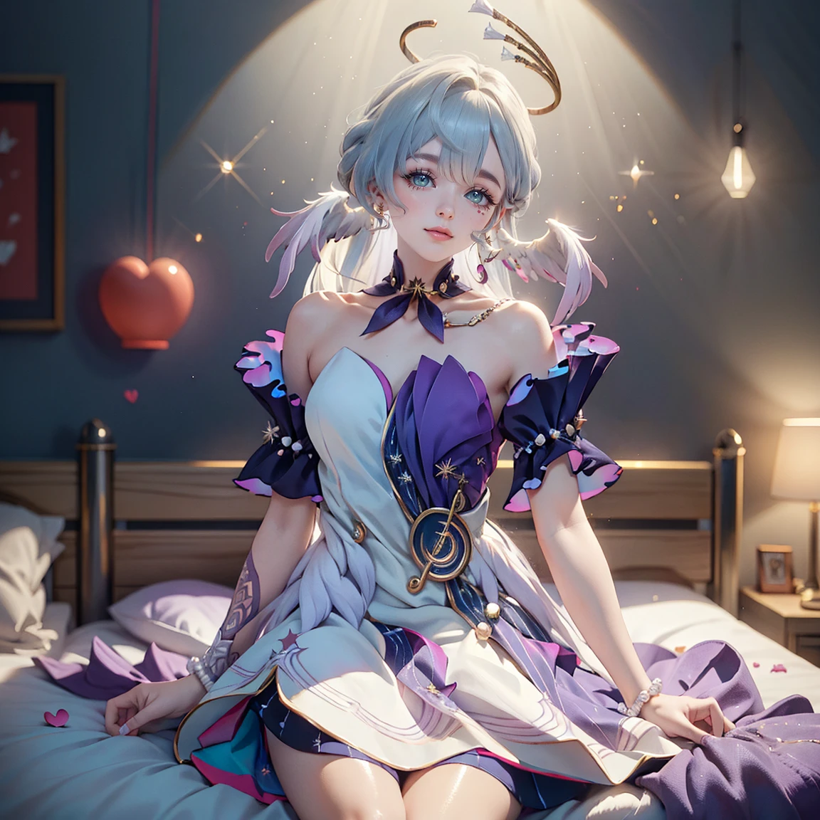 masterpiece, Highest quality, (Highly detailed CG Unity 8k wallpaper), (Highest quality), (Best illustrations), (Best Shadow), Absurd, Realistic lighting, (abyss), Beautiful sparkle, art:PeterMohrBacher,