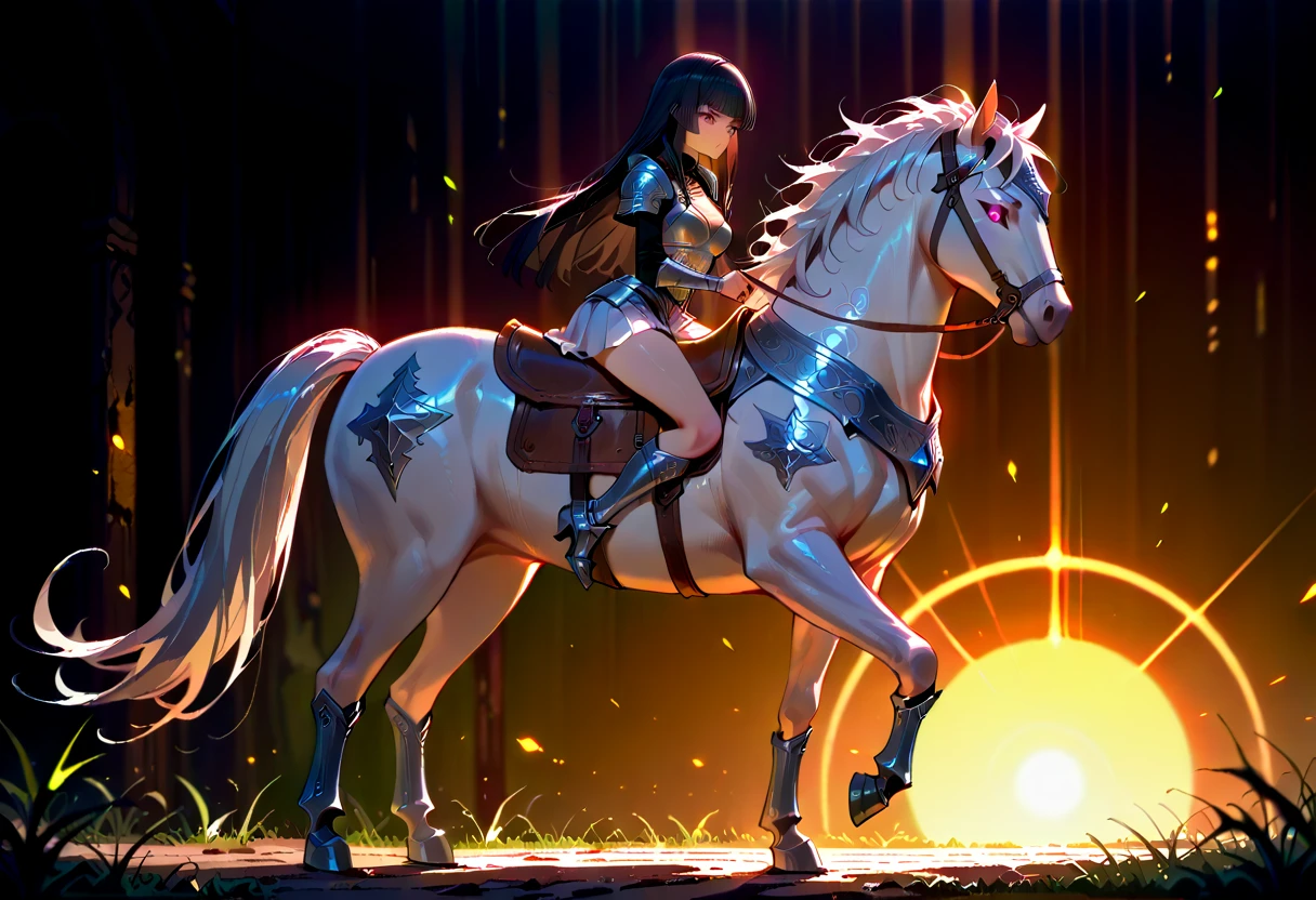 In the center of the ultra-wide-angle lens, Beautiful and ethereal mechanical centaur queen spreads her wings on the ionosphere for jumps。The upper body of the centaur queen is a sexy figure，Has distinctly feminine characteristics，The lower body is a mechanical part，Horse-shaped torso，Streamlined sexy lines。Use advanced stroke tools and color palettes halfway through, and texture packs, Model package, Texture tools，Concentration，Give the Centaur Empress a harmonious moving line，The mechanical light wings of the queen satyr are plated with a unique spatial glow，The halo crown on the head of the Mechanical Centaur Queen projects neon lights，Let her be majestic，Add complex textures and models to the Mechanical Centaur Empress, Gives the real body soft and sexy lines and an authentic texture，Let the legs in the shape of horse legs elegant and slender，Give the Mechanical Centaur Empress a sexy K-cup teardrop shape, Huge texture and true shine，Exude bondage。With Midjourney's advanced brush tools and palettes and strokes, Try different models and materials，Create gorgeous, epic look at your scene，Let the Mechanical Centaur Queen harmonize elegance and ethereal，The fallen enemy wreckage and the lunar surface are clearly shown against the background of the starry sky。Use Midjourney's powerful tools，You can bring this magnificent and futuristic scene to life with incredible detail and beauty。 hdr，（真实感，Masterpiece quality，best qualtiy），，PureErosFace_V1，Urzang-6500-V1 Edition.1