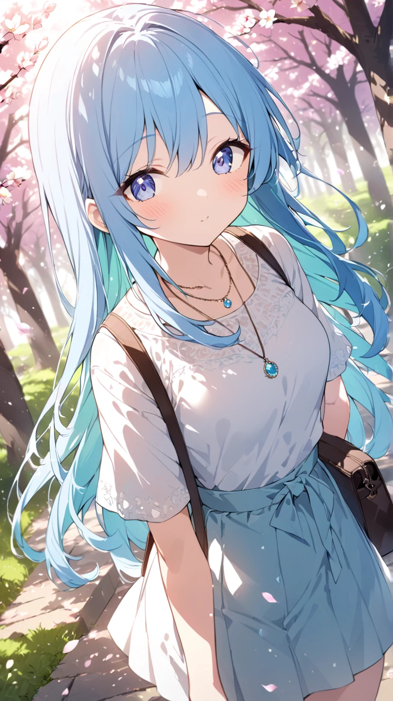 <lora:Eria_YGO-10:0.8> , (masterpiece:1.5), best quality, beautiful and detailed anime face, perfect anatomy, dynamic pose, eria ygo, 1girl, solo, long hair, blush, open mouth, ahoge, duel monster, scenery