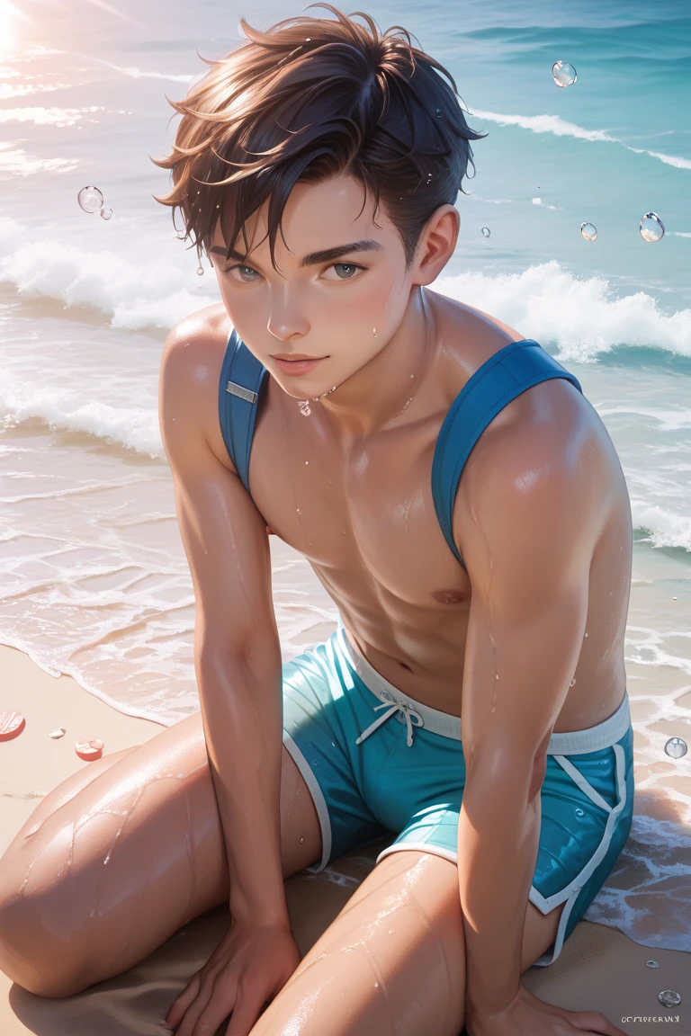 Boy swimming briefs
