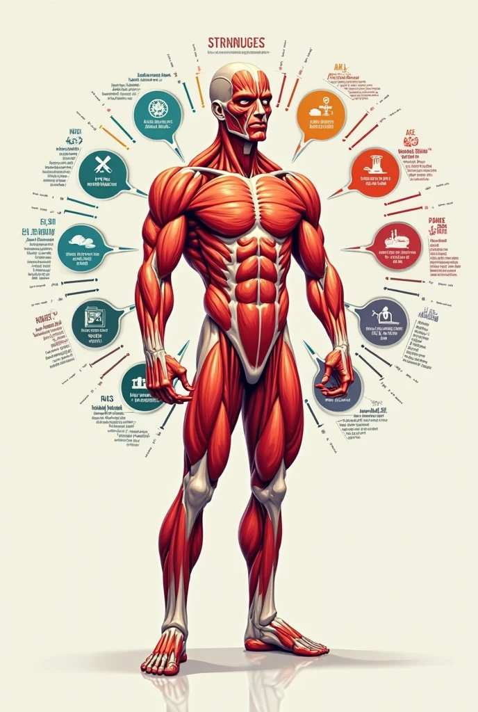 traditional poster about highlighting the importance of cardiorespiratory and musculoskeletal systems