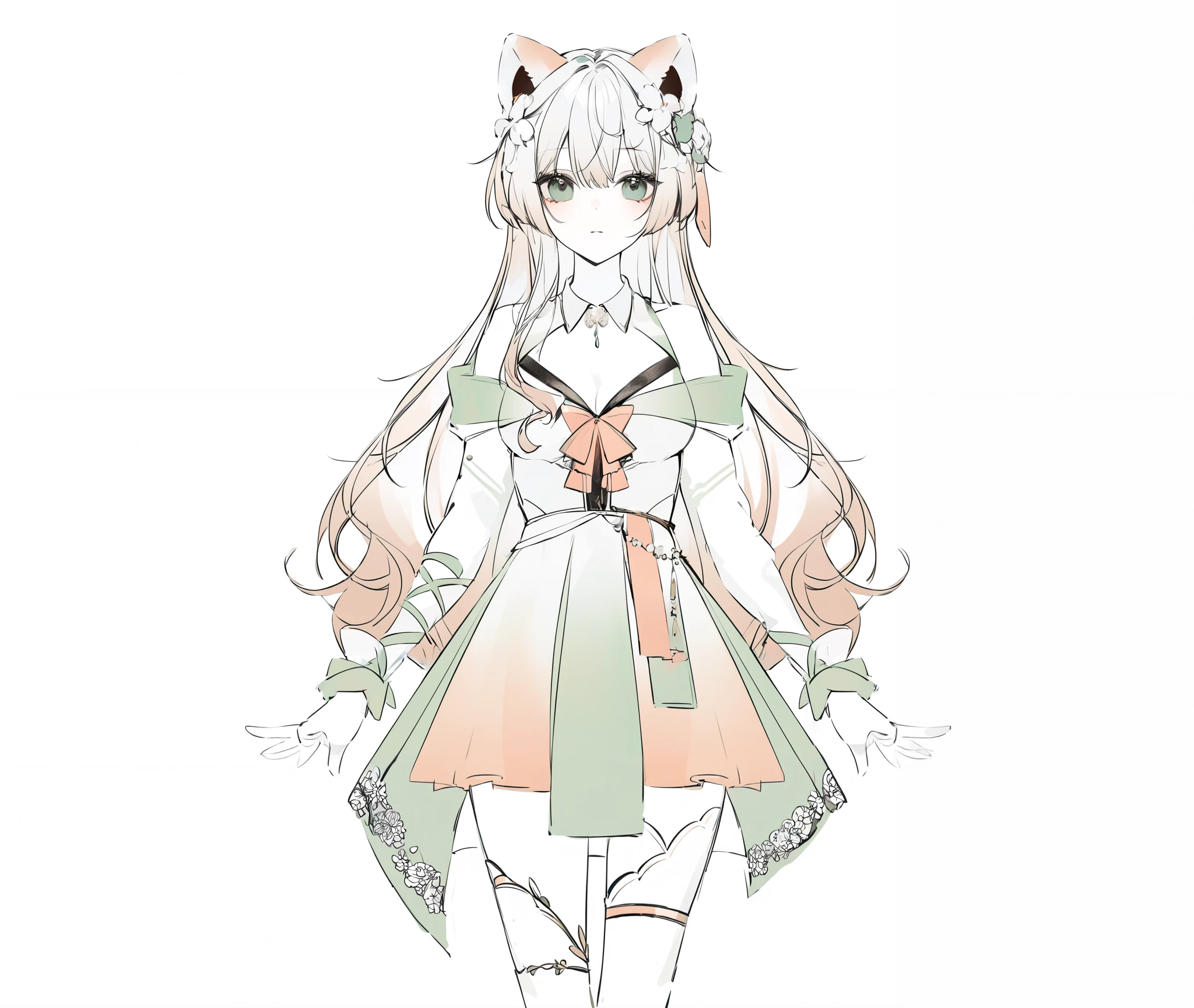 Virtual Character Design ,Concept character sheet, face, Contemporary design , 1 woman,