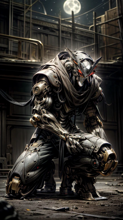(((epic and visually stunning complex digital anime masterpiece:1.6, elegant decorated fantasy military cyborg:1.3, ((gorgeous feminine male physique:1.3, graceful:1.4)) soldier:1.3))), (((heavily muscled masculine chest:1.4, chiseled abs:1.4, heavily toned:1.4, slim yet muscular:1.3))), (((complex and beautiful:1.3, elegant:1.3, beautiful fantasy style:1.5, beautiful sleek fantasy style mechanical helmet:1.5, polarized visor:1.5))), (((elegant tactical double breasted trench coat:1.5, sleek exoskeleton:1.3))), (((form fitted armor plating:1.3, super sleek sensually revealing under suit:1.5, waist and thighs exposed:1.5)), ((flamboyant feminine essence:1.4, heavy mechanical gothic aesthetic:1.4)), ((androgynous body build)), (((toned yet heavily muscled gorgeous femboy physique:1.4, gorgeous perfectly defined muscles:1.4, toned sleek mechanical arms and legs:1.4, thick well rounded thighs:1.5, mechanical muscles))), ((((depth of field, cinematic lighting, chromatic aberration, ray tracing, UHD, masterpiece, top of head covered, super detail, high details, high quality, award winning, 8k, highres)))):1.6, (((dieselpunk, decopunk, artificial muscle))):1.6, (((beautifully engraved gothic scifi style design:1.4)))