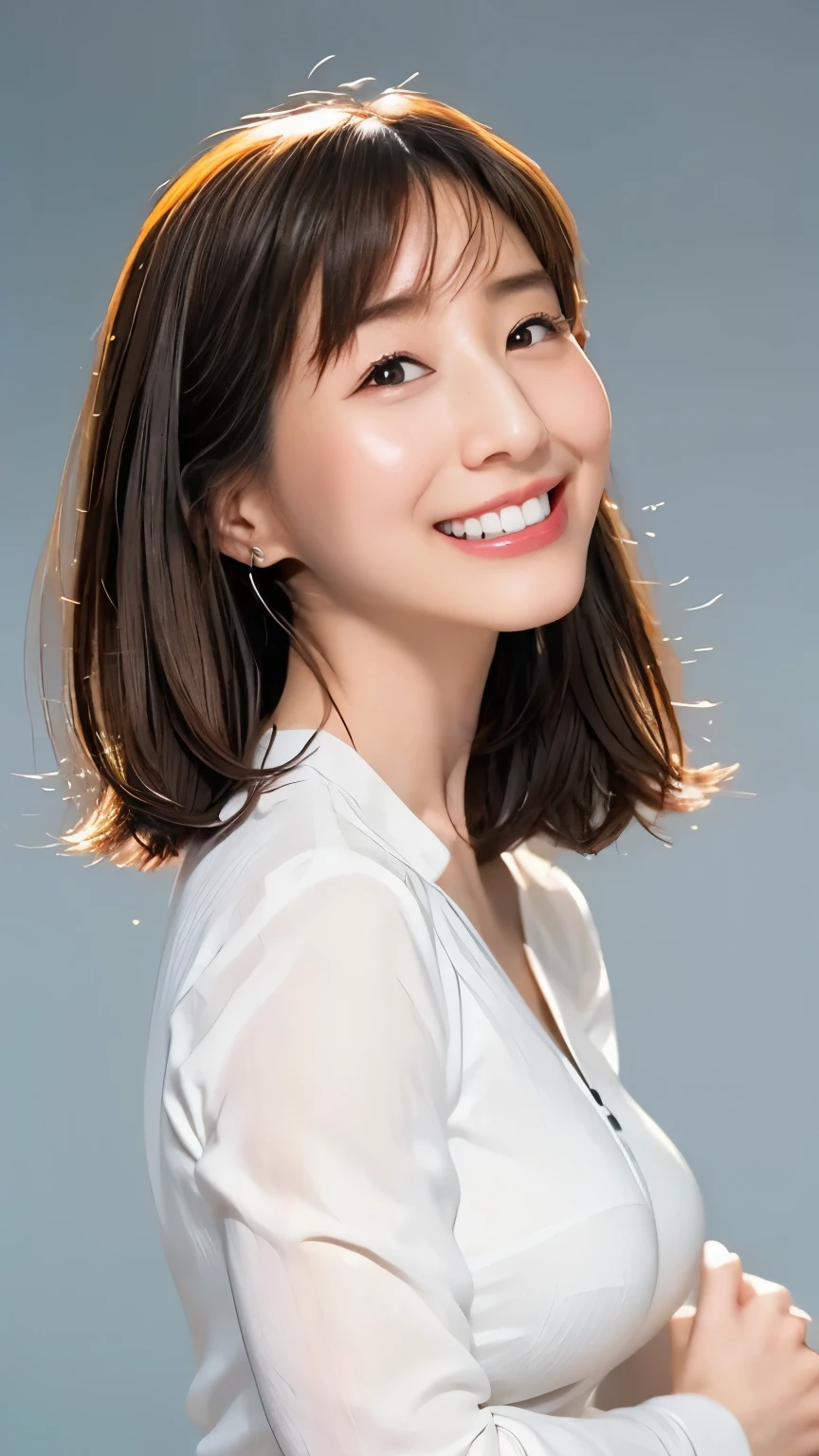  HD ,   masterpiece  ,  smile、is anatomically accurate,  Ultra High Precision, textured skin,  big breasts ,  perfect style、woman、Age 30、 medium breasts 、 (business suit、blouse)、 perfect style、teacher、  school classrooms、machine、 Giving Lectures 、 standing、 、  front view,   very short hair、  trimmed pubic hair 、 video 