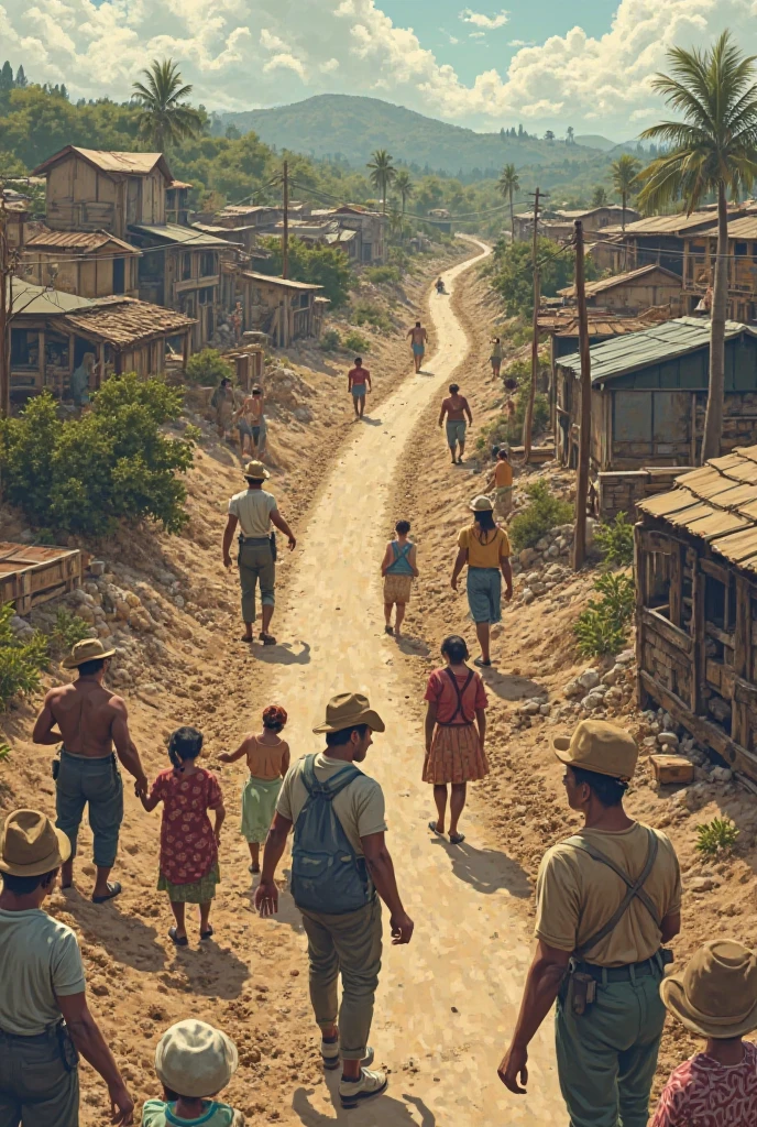 make a Colombian peasant father that his daughter just died, and she was very young