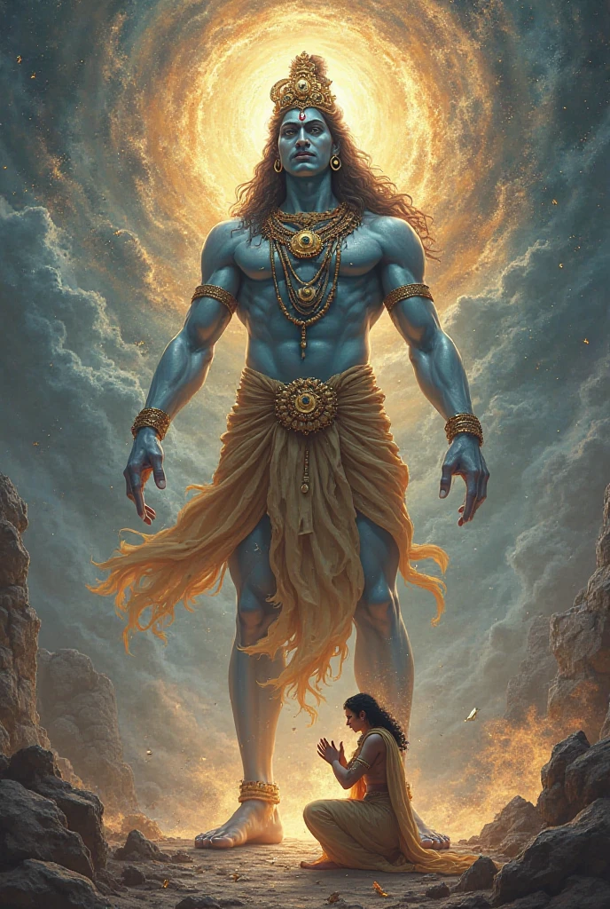 Create image God Mahadev Ji and boy write a name Parth 4K image create