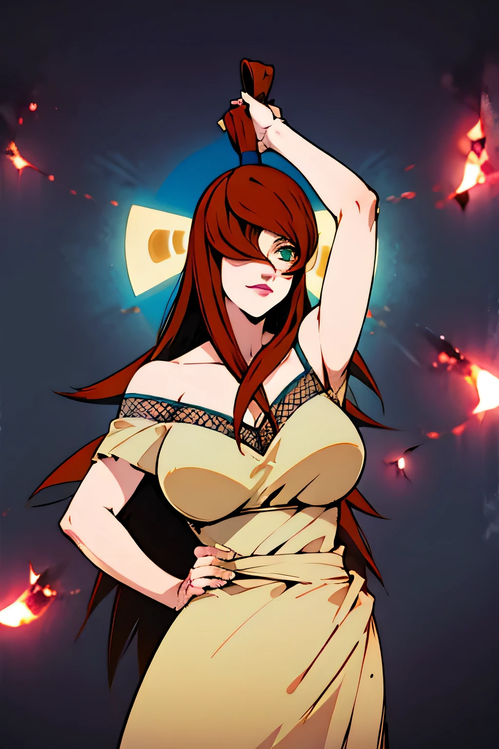 Mei Terumi as greek goddess