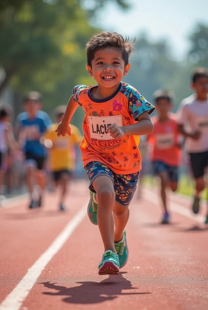 A boy taking care of his health with exercise and diet for login page