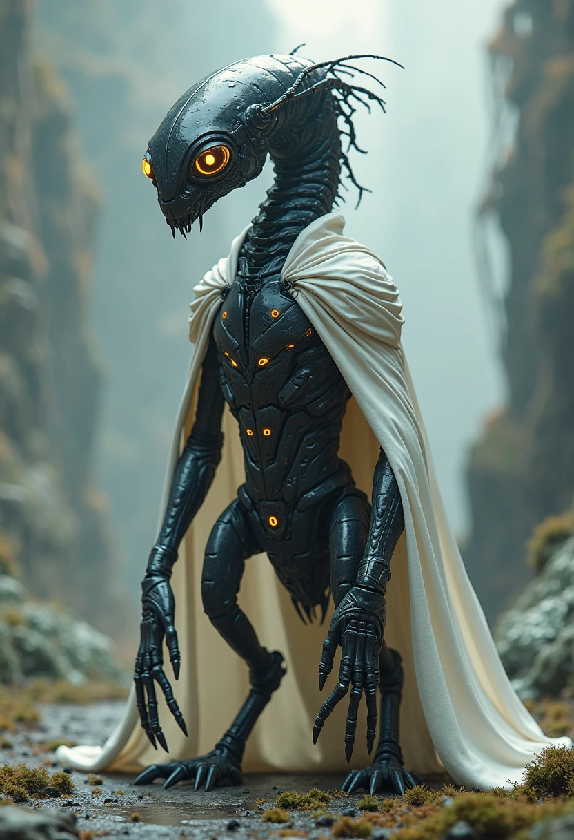 An Alien with the Presidential Sash of Mexico.