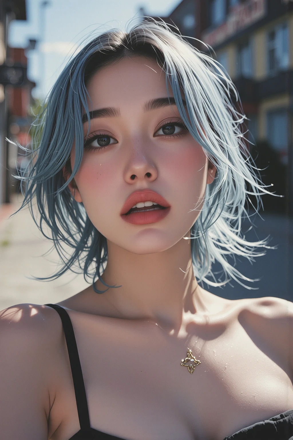 (Browsing Caution:1,4),Mix 4, (8k, RAWphotograph, Highest quality, Tabletop: 1.45), (Realistic, Realistic: 1.37),illumination, night, プロのillumination, photographn mapping, Radio City, Physically Based Rendering, Gradient Brunette, 高品質のphotograph, High resolution, 1080P, (Detailed facial depiction), (Detailed description of the hand), (Delicate CG), Extreme light and shadow, Rich details, (Detailed facial features), (Highest quality), Look in front of you, Highly detailed face, Highly detailed lips,  超High resolution, (truth: 1.4), photograph, 1 Girl, [(sad)],  , Thin limbs, movie, Cool pose, I Cup, Highest qualityな完璧なボディ, photographのような, (1 Girl: 1.3), Perfect balance, (Huge, Perfect breasts, Areola),(Realistic, Realistic:1.37),One Girl, Cowboy Shot,Professional Lighting, Photon Mapping, Radio City, RAWphotograph、(Realistic:1.4)、Octane Rendering、Complex 3D rendering with ultra-detail, Studio Soft Light, Rim Light, Crisp details, Super detailed, Realistic skin texture, detailed aspects, Beautiful details in the eyes, Highly detailed CG Unity 16k wallpaper, Compensate, (Detailed Background:1.2),Highest quality, 超High resolution, Tabletop, One Girl, One Girl,alone, Upper Body,Show Viewer, White Background, Bobcut, short hair, Multicolored Hair, Compensate , Lips parted, Black Lips, eyeliner, Gothic, Goth Girl,((Silver hair color:1.6)),(((Completely naked))),(((nsfw))),((Small breasts:1.4)),(((Completely naked))),(Above the waist),((Black Background:1.4)),((Pixie Cut:1.4))