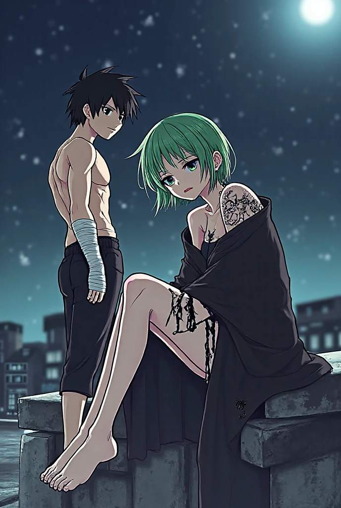 ((masterpiece)), ((best quality)), ((perfect eyes)), ((perfect skin)), female against boy, female like goddess, female like mommy, femdom, queen, female is more taller than boy, boy is so skinny and short, female is curvy and tall, female has big breasts, female exposes belly, boy has fear of female, boy is frightened by female, female is looking at boy, female is smiling, boy is afraid of female, female is holding boy's head, female is choking boy's neck, female is pressing her belly to boy's head forcibly, female is tempting, female is more stronger than boy, female is looking down on boy, boy lose to female