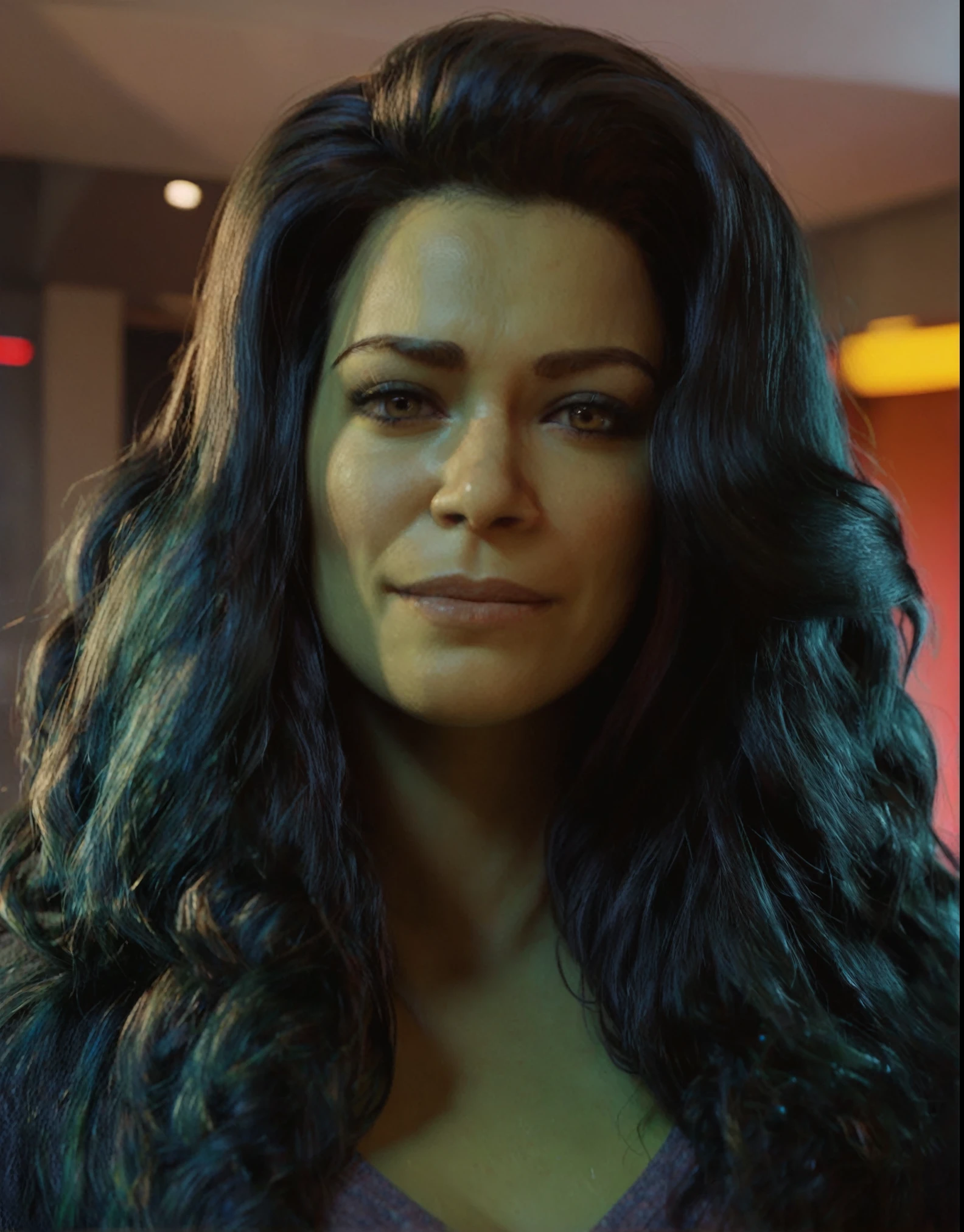 score_9, score_8_up, score_7_up, score_6_up,a woman,RAW, 8k, very detailed,tatmshlk,realistic skin,long wavy hair,close-up,face,looking at viewer,pov,front view