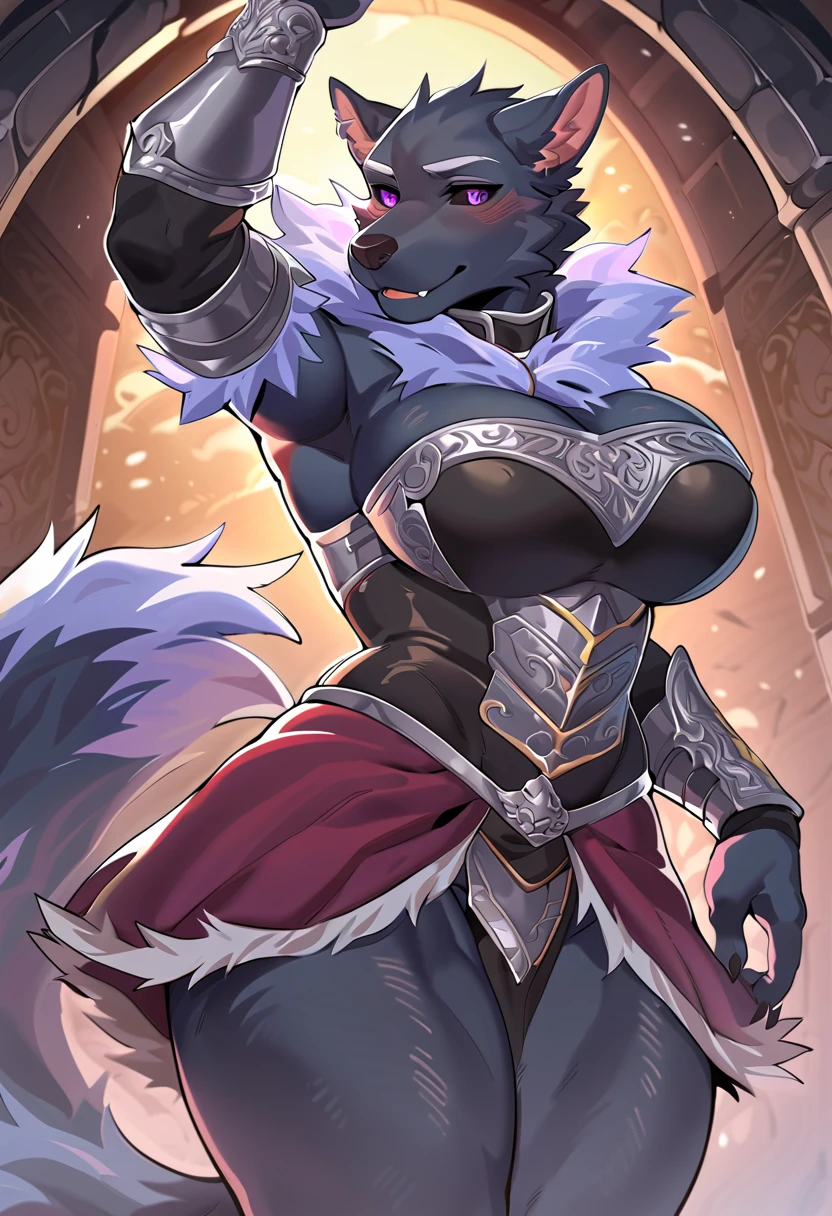 Twokinds fat wolf black clothes