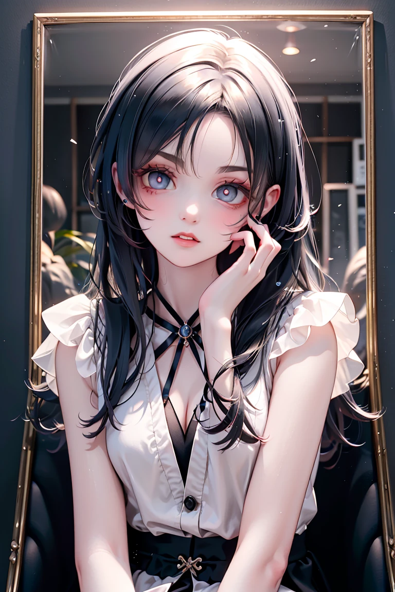 23
(very delicate and beautiful), (very delicate and beautiful), (hands lethargic) (rough clothes), (hate), (dynamic angle, portrait), (black hair), (beautiful eyes), red body, white skin, depth of field, , shortcut, (cold eyes), (expressionless), (one), cute girl, (blood) (dark room background) ((wound))