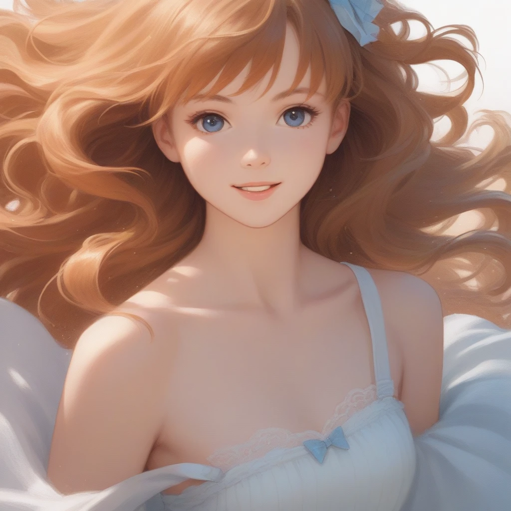 lightbrown hair、Intense crystal light blue eyes、Highlights in the eyes、Look firmly at the camera、((extremely beautiful lady、NSFW、masuter piece、Highest Standards、top-quality、Top image quality、超A high resolution、Symmetrical beauty、Add strong highlights to the eyes))、Be bold in the crotch、very massive udder、Exposed udder、Beautiful areola、protruding papillae、(huge-breasted)、portlate、Perfect Angle、acrobatic pose、(Professional quality、hight resolution)、perfect contrast、Perfect litthing、perfect-composition、flawless skin、perfect hand、Perfect fingers、perfect chest、perfect hair、face perfect、A masterpiece of realistic facial features、long neck、Put your ears out、Short bob with bangs、happily laughing、Smile happily、Beautiful teeth alignment、Beautiful teeth、(Upper body naked、I'm not wearing anything、Nothing attached、Supermodel with broad shoulders、tall supermodel、Supermodel with long legs)、hime-cut、crossed bangs、asymmetrical bangs、Short bob cut with clean bangs、the neck is long、Lashes、Distinct double eyelids、Very small face、Clean collarbone、Light in the eyes、face perfect、Perfect body、Perfect fingers、perfect arms、perfect hand、Smaller face、Golden Ratio Beauty Face、Look firmly at the camera、(Too beautiful summer sky only background、Beautiful sky background)、Perfect Anatomy:0.7、Very leggy supermodel、very Bigger breasts、Very big breasts、neat and very large breasts:2.0、{Gigantic|Big|Huge|Mega} breasts, cleavage、Shaved、Extra large breasts、28 year old、adult appeal、cute little、spotless、smil、lipgloss、I'm smiling really happily、 Hair in motion、Bend your knees and open your legs、fold your arms behind head、Put your hands on your hips、Make your feminine body more attractive、Wriggle your body sexily、Bold and wide open crotch、Very beautiful sexy woman、Shaved、give your face a little natural light、Small beautiful navel、(Realisticity:1.3)、Shadow Fade、Chilarism、Last minute attractions、Light on the Face