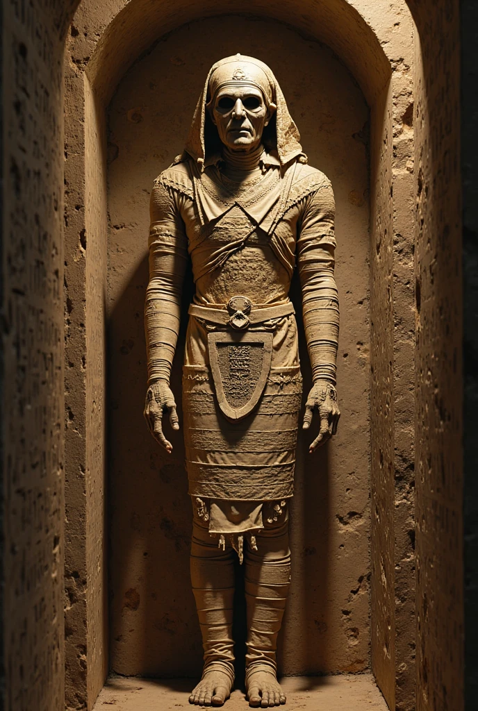 Found ancient mummy