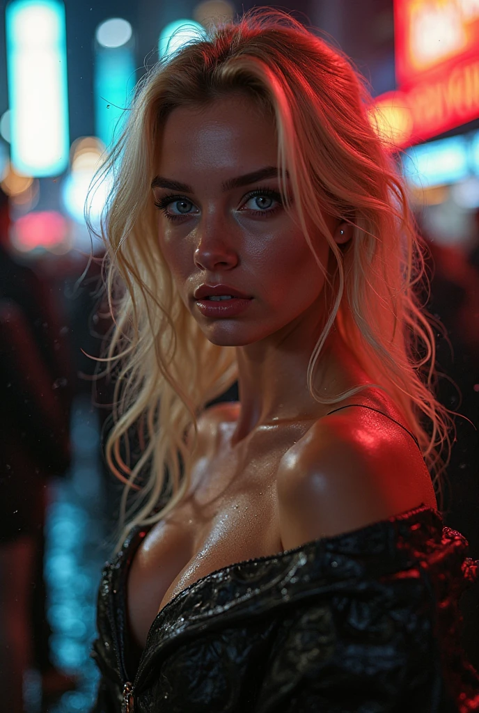 (((best qualityer))),highy detailed, High resolution 25 year old woman, hair blonde, light green eyes, fleshy lips, Seu olhar provocante e fleshy lips prometem sexo intenso e selvagem.